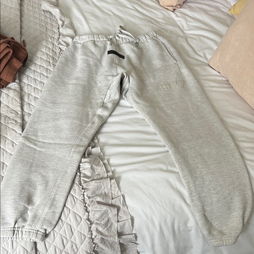 Fear of God Light Gray 1977 Sweatpants
